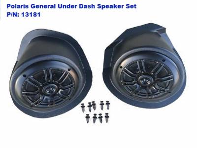 Polaris General Under-Dash Speaker Pods (Speakers Included)