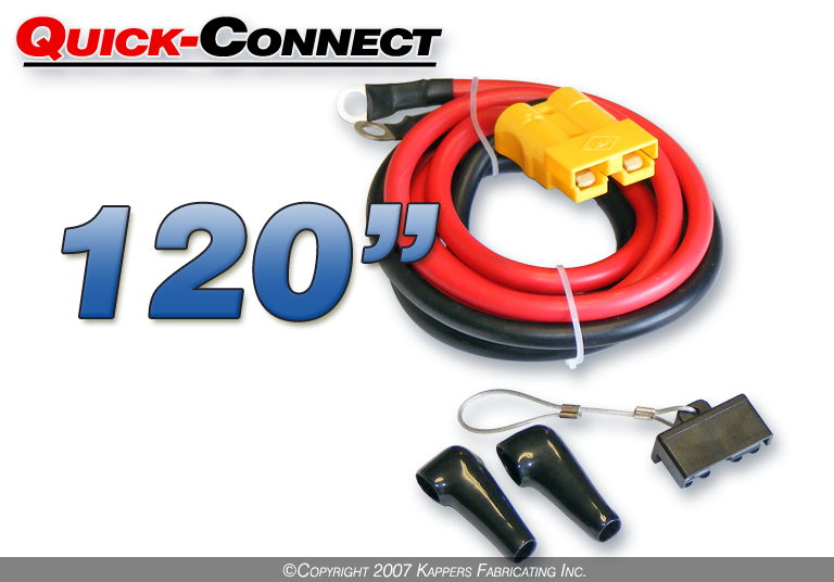 120 inch Quick-Connect (Battery/Contactor End)
