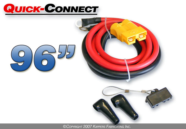 96 inch Quick-Connect (Battery/Contactor End)